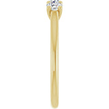 14K Yellow 1/2 CTW Natural Diamond Anniversary Band