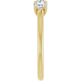 14K Yellow 3/4 CTW Natural Diamond Anniversary Band