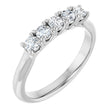 Platinum 9/10 CTW Natural Diamond Anniversary Band