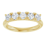 14K Yellow Gold 3/4 CTW Lab-Grown Diamond Anniversary Band