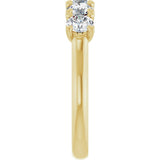 14K Yellow Gold 1 1/4 CTW Lab-Grown Diamond Anniversary Band