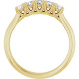 14K Yellow 9/10 CTW Lab-Grown Diamond Anniversary Band