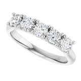 14K White Gold 3/4 CTW Lab-Grown Diamond Anniversary Band