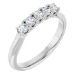 14K White Gold 1/3 CTW Lab-Grown Diamond Anniversary Band
