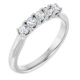 14K White Gold 1/3 CTW Lab-Grown Diamond Anniversary Band