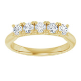 14K Yellow Gold 1/2 CTW Lab-Grown Diamond Anniversary Band
