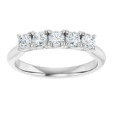 14K White Gold 1/2 CTW Lab-Grown Diamond Anniversary Band