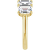 10K Yellow Gold 5 CTW Lab-Grown Diamond Anniversary Band