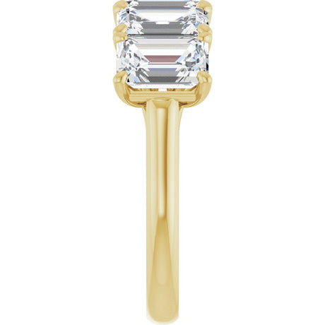 10K Yellow Gold 5 CTW Lab-Grown Diamond Anniversary Band
