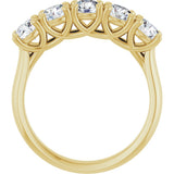 14K Yellow Gold 1 5/8 CTW Lab-Grown Diamond Anniversary Band