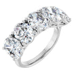 14K White Gold 5 1/2 CTW Lab-Grown Diamond Anniversary Band