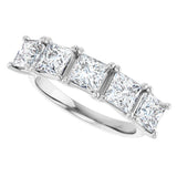 14K White Gold 2 5/8 CTW Lab-Grown Diamond Anniversary Band