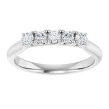 14K White Gold 1/3 CTW Lab-Grown Diamond Anniversary Band