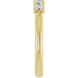 14K Yellow Gold 1/2 CTW Lab-Grown Diamond Anniversary Band