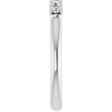 14K White Gold 1/3 CTW Lab-Grown Diamond Anniversary Band
