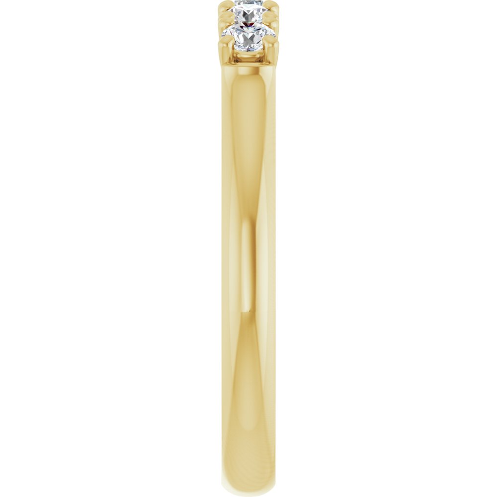 14K Yellow Gold 1/3 CTW Lab-Grown Diamond Anniversary Band