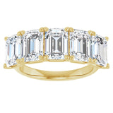 10K Yellow Gold 5 CTW Lab-Grown Diamond Anniversary Band