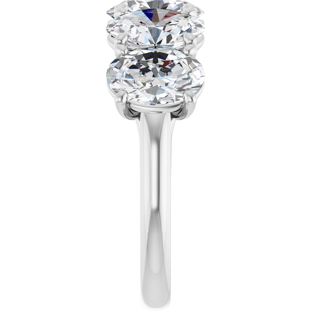 14K White Gold 5 1/2 CTW Lab-Grown Diamond Anniversary Band