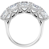 14K White Gold 5 1/3 CTW Lab-Grown Diamond Anniversary Band