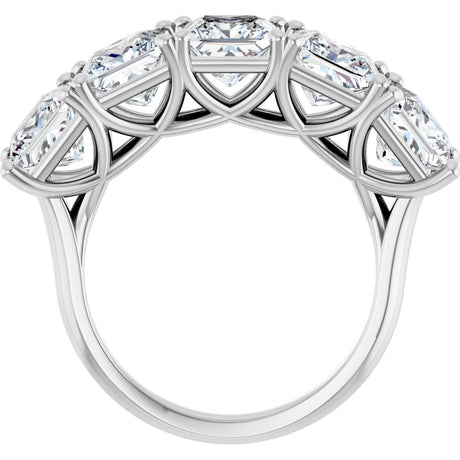 14K White Gold 5 1/3 CTW Lab-Grown Diamond Anniversary Band