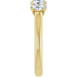 10K Yellow Gold 1 CTW Lab-Grown Diamond Anniversary Band