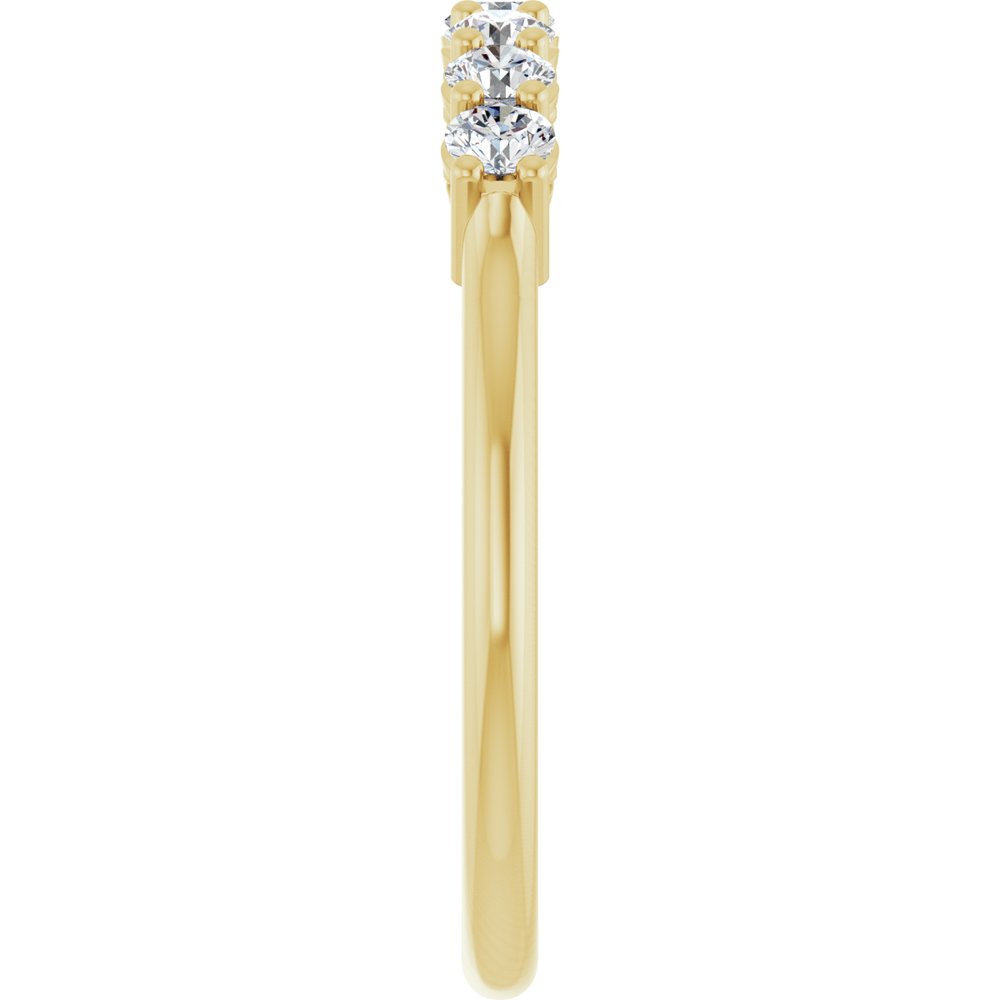 14K Yellow Gold 3/8 CTW Lab-Grown Diamond Anniversary Band