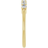 14K Yellow Gold 3/8 CTW Lab-Grown Diamond Anniversary Band