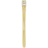 14K Yellow Gold 1/5 CTW Lab-Grown Diamond Anniversary Band