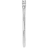 14K White Gold 1/5 CTW Lab-Grown Diamond Anniversary Band