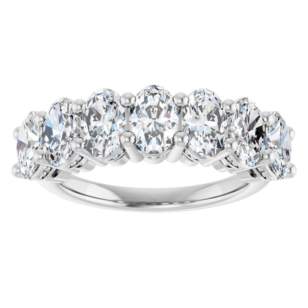 14K White Gold 2 3/4 CTW Lab-Grown Diamond Anniversary Band