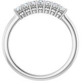 14K White Gold 1/5 CTW Lab-Grown Diamond Anniversary Band