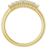 14K Yellow Gold 1/5 CTW Lab-Grown Diamond Anniversary Band