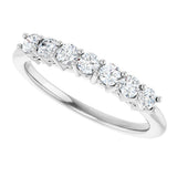 14K White Gold 3/8 CTW Lab-Grown Diamond Anniversary Band