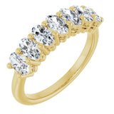 14K Yellow Gold 1 1/3 CTW Lab-Grown Diamond Anniversary Band
