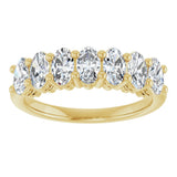 14K Yellow Gold 1 1/3 CTW Lab-Grown Diamond Anniversary Band