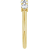 14K Yellow Gold 3/4 CTW Lab-Grown Diamond Anniversary Band