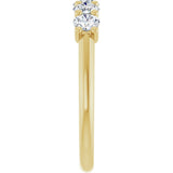 14K Yellow Gold 3/4 CTW Natural Diamond Anniversary Band
