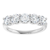 Platinum 1 1/3 CTW Lab-Grown Diamond Anniversary Band