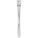 14K White Gold 1/3 CTW Lab-Grown Diamond Anniversary Band