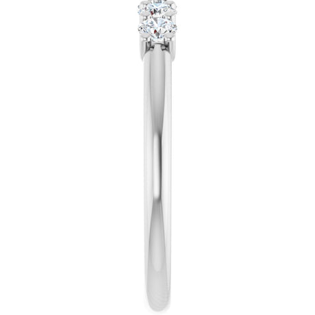 14K White Gold 1/3 CTW Lab-Grown Diamond Anniversary Band