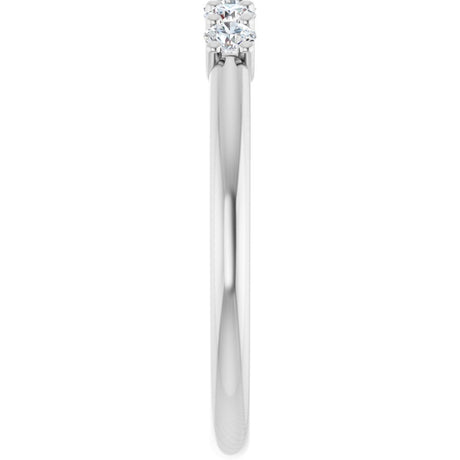14K White Gold 1/3 CTW Lab-Grown Diamond Anniversary Band