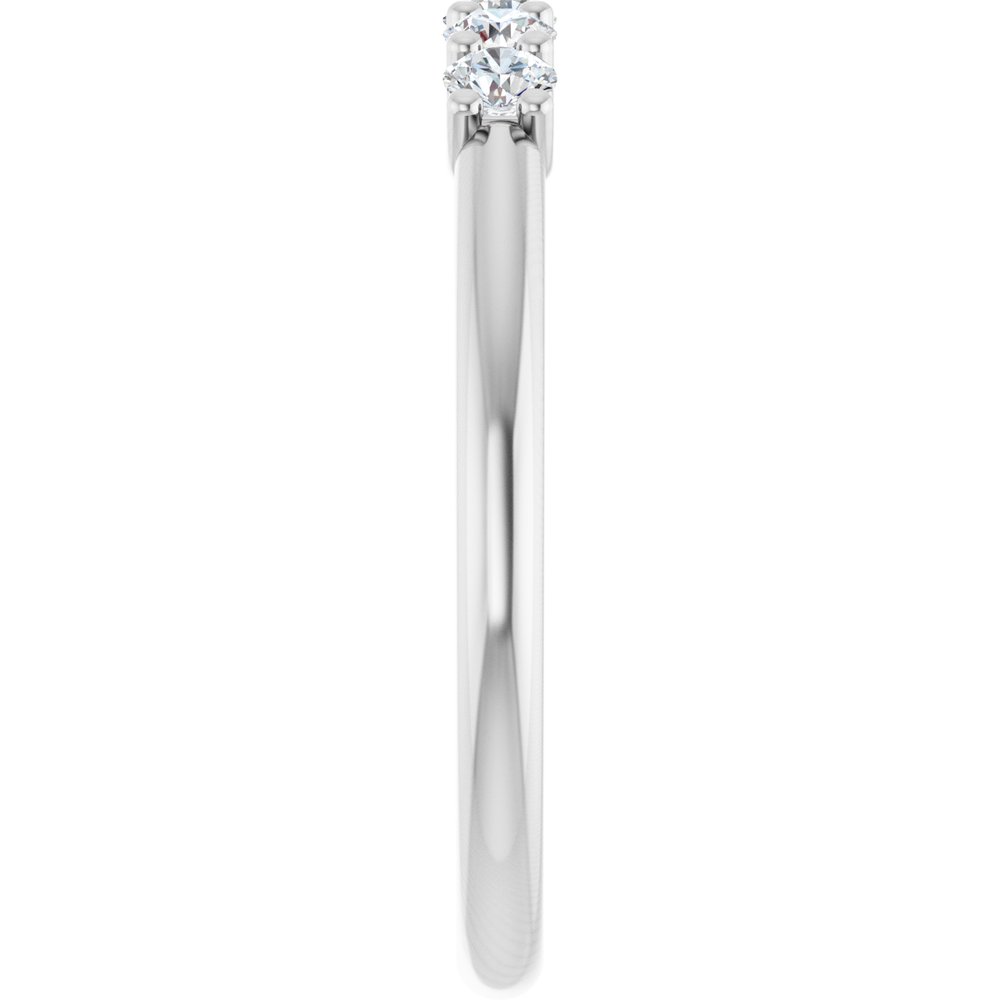 Platinum 1/3 CTW Lab-Grown Diamond Anniversary Band