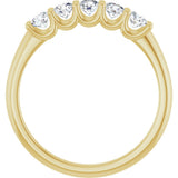 14K Yellow Gold 1/2 CTW Lab-Grown Diamond Anniversary Band