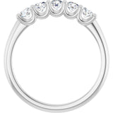 14K White Gold 1/2 CTW Lab-Grown Diamond Anniversary Band