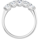 Platinum 1 CTW Lab-Grown Diamond Anniversary Band