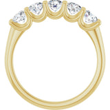 14K Yellow Gold 1 CTW Natural Diamond Anniversary Band