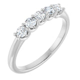 14K White Gold 1/3 CTW Lab-Grown Diamond Anniversary Band