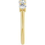 14K Yellow Gold 1 CTW Natural Diamond Anniversary Band