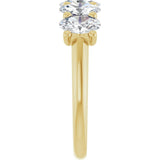 14K Yellow Gold 2 CTW Lab-Grown Diamond Anniversary Band