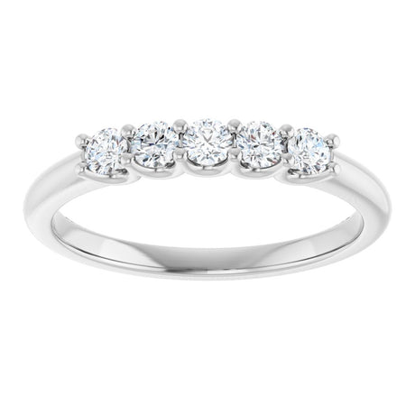 Platinum 1/3 CTW Lab-Grown Diamond Anniversary Band